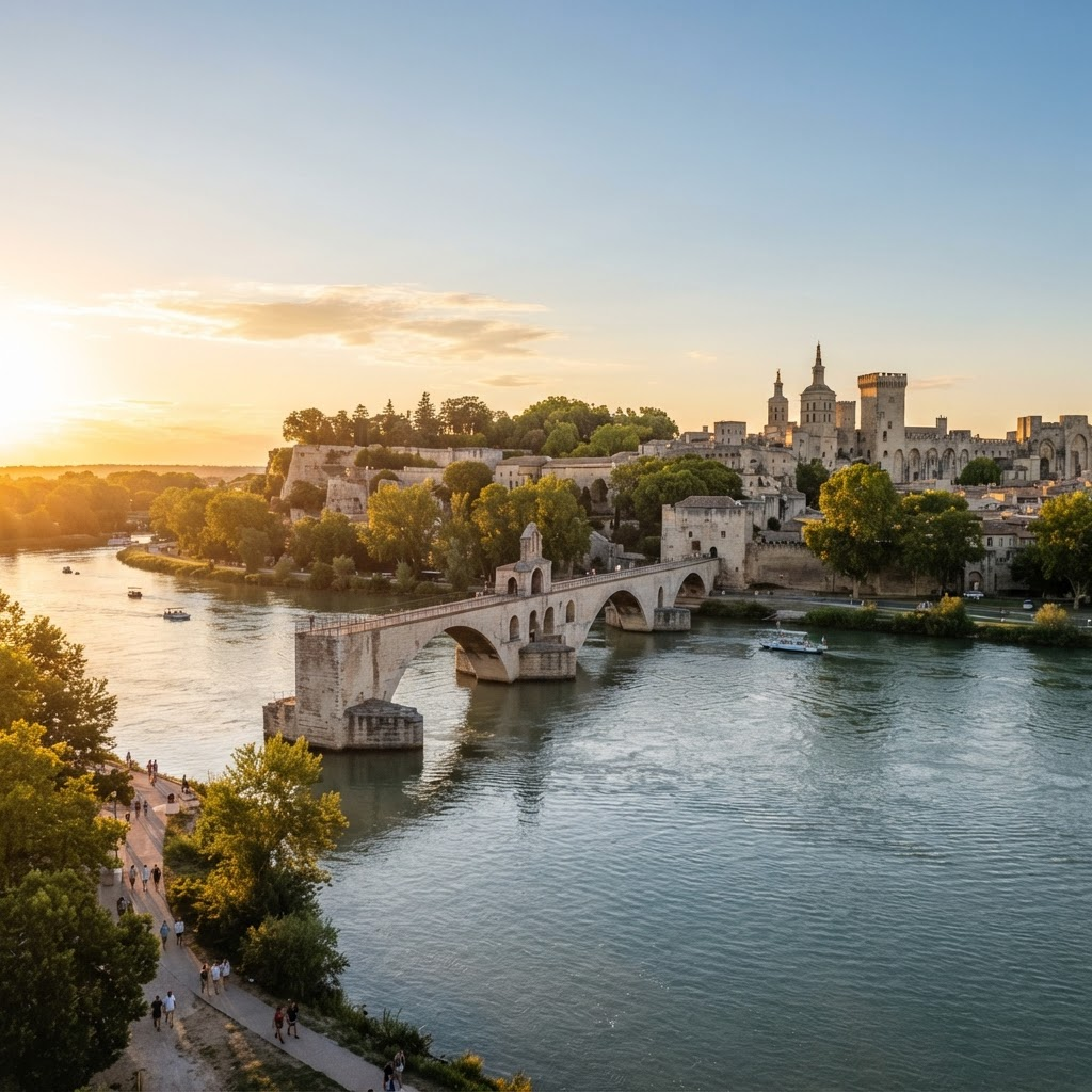 Trajet VTC vers Avignon