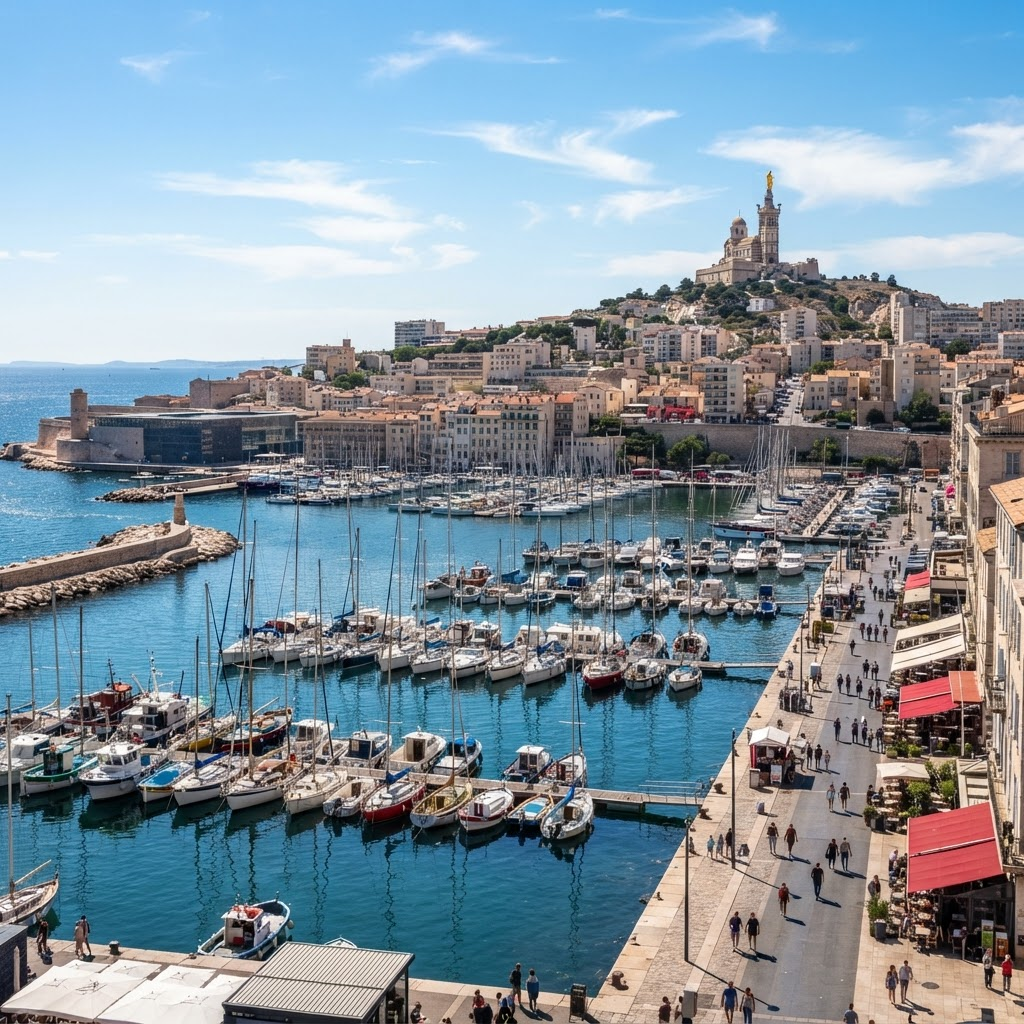 Trajet VTC vers Marseille