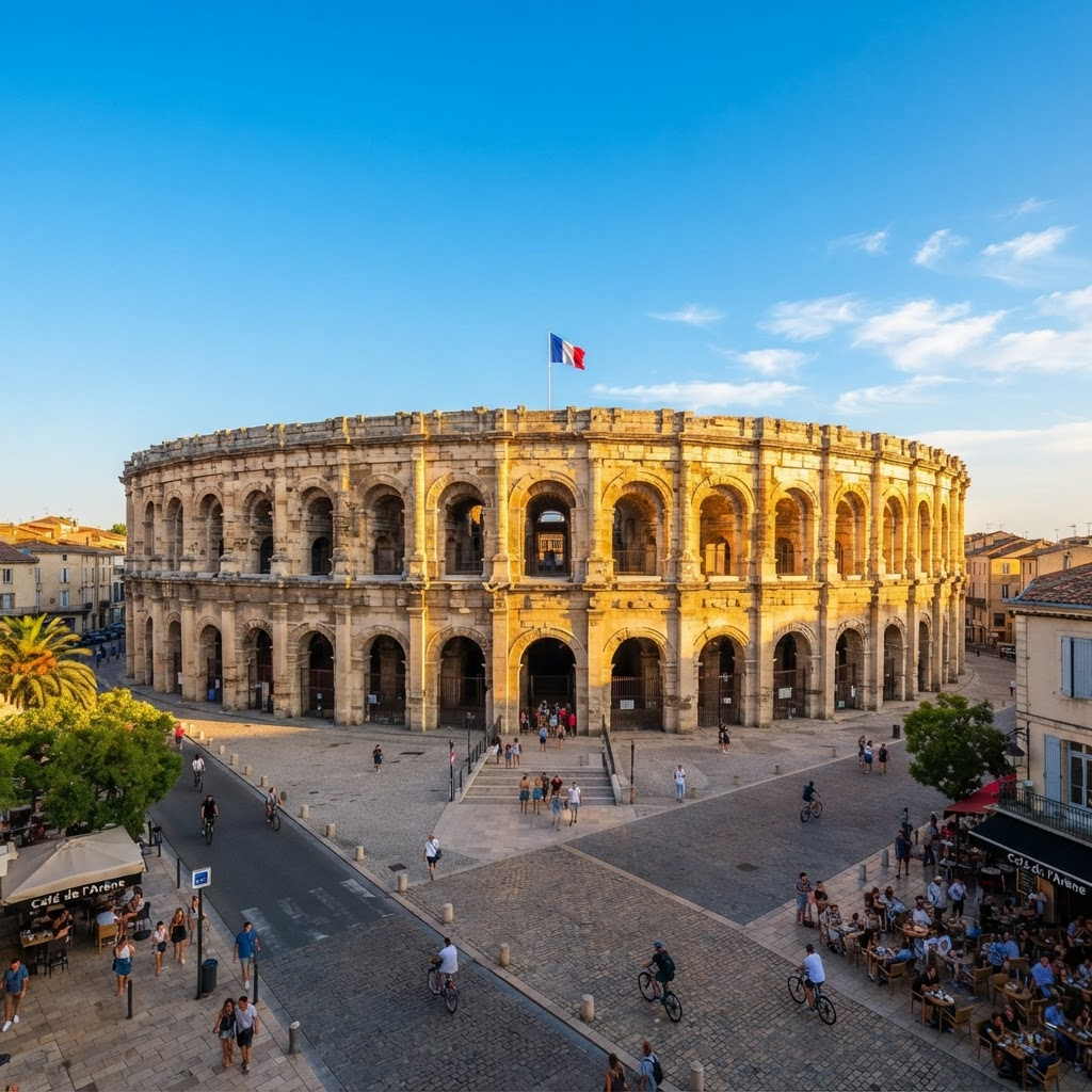 Trajet VTC vers Nîmes